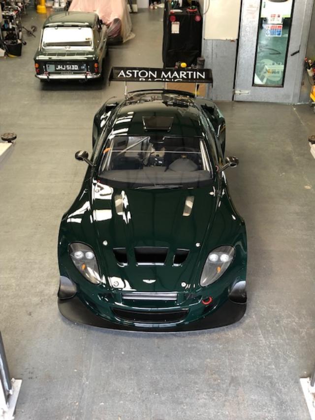 Aston Martin DBRS9 paintwork -
completed car after repairs and repaint.