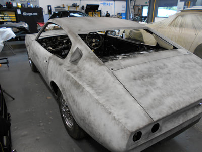 Aston Martin DBS Restoration -
Ready for block sanding