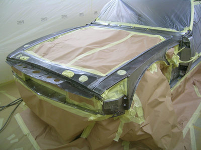 Aston Martin DBS Restoration -
ready for a coat of epoxy