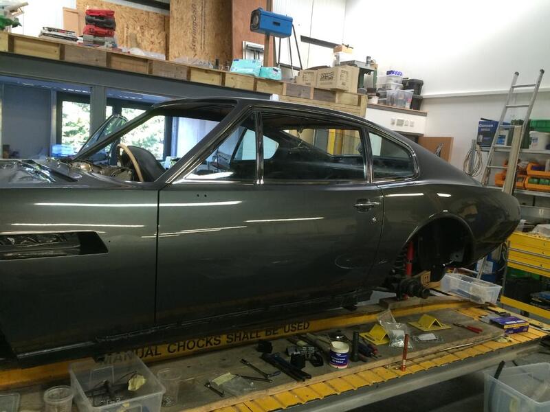 Aston Martin DBS Restoration -
Early stage of refit