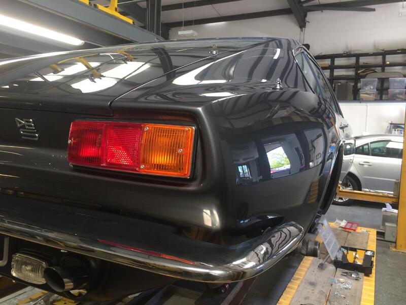 Aston Martin DBS Restoration -
drivers rear refit progress