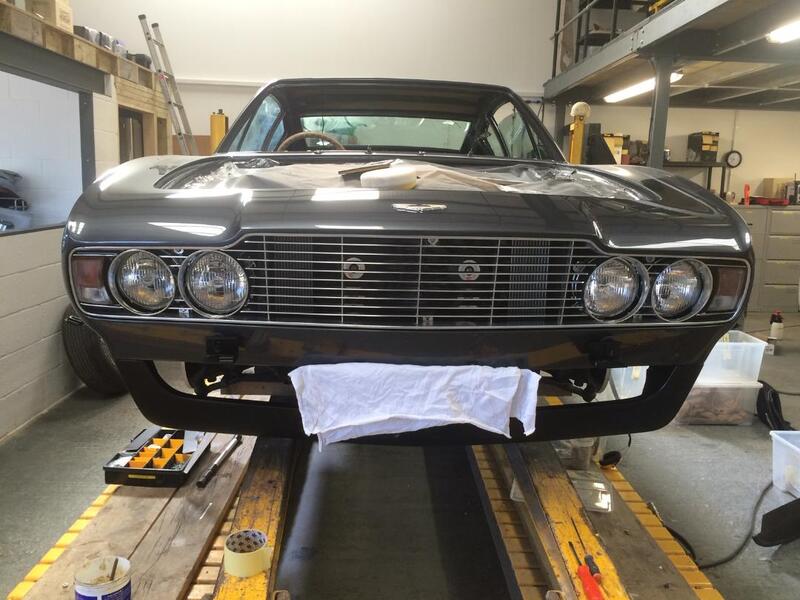 Aston Martin DBS Restoration -
front refit nearly complete