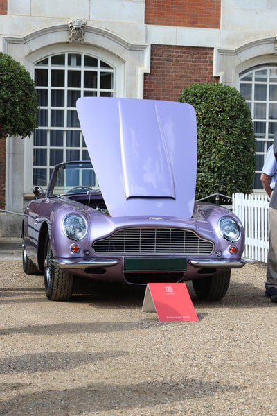 Aston Martin DB6 Volante Restoration - At Hampton Court Palace 2017 in pride of place