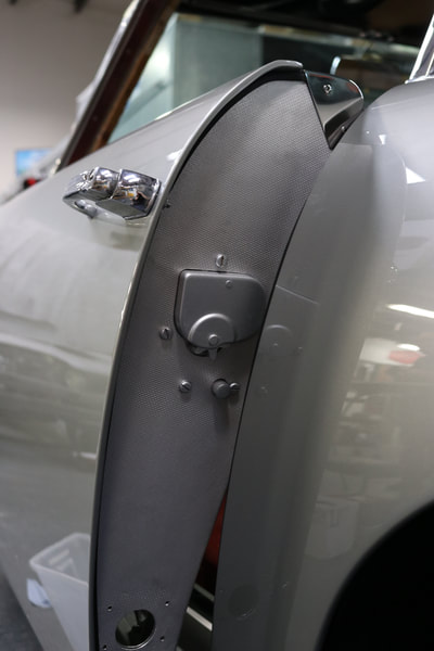 Aston Martin DB5 Restoration - left hand door re assembly