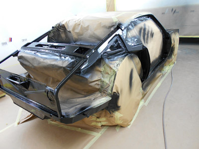 Aston Martin DBS Restoration -
epoxy applied