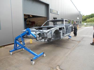Aston Martin DBS Restoration -
Stripped ready for media blasting