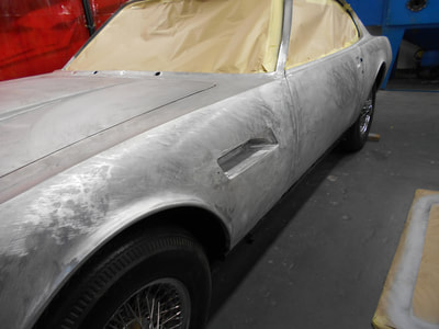 Aston Martin DBS Restoration -
Metalwork complete