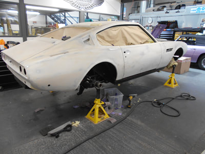 Aston Martin DBS Restoration -
Levelling/ Profiling process
