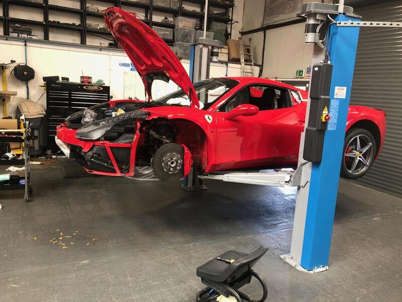 Ferrari 458 paintwork - Dis assembly