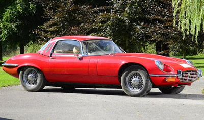 Jaguar E-Type restoration -
auction photo