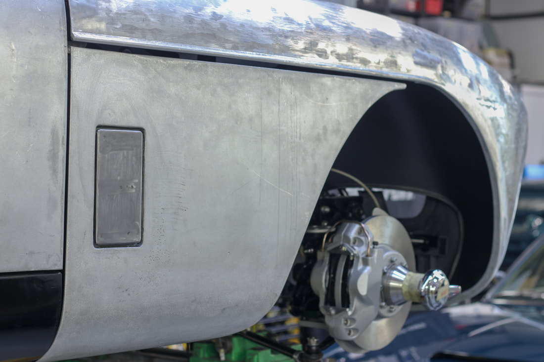 Aston Martin DB Mk3 restoration metal work stage