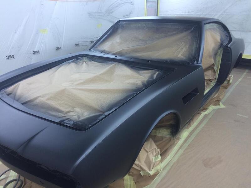 Aston Martin DBS paintwork -
in epoxy wet on wet primer - 3