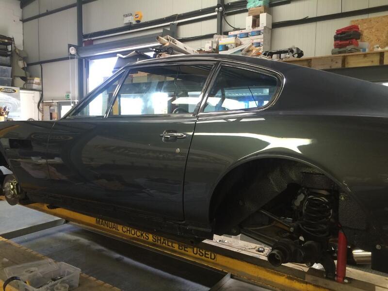 Aston Martin DBS Restoration -
passengers side refit